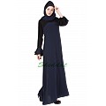 Dual colored abaya- Blue-Black Dual colored abaya- Blue-Black